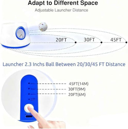Automatic Dog Ball Launcher, with 6 2.3" ETPU Balls, for Small/Medium Dogs - Image 4