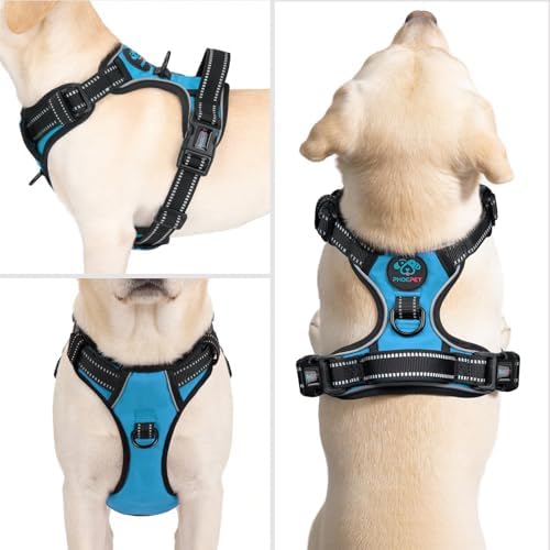PHOEPET No Pull Dog Harnesses for Small Puppies Reflective Adjustable - Image 2