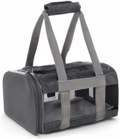 Sherpa Original Deluxe Travel Pet Carrier, Airline Approved & Guaranteed On Board - Charcoal Gray, Small