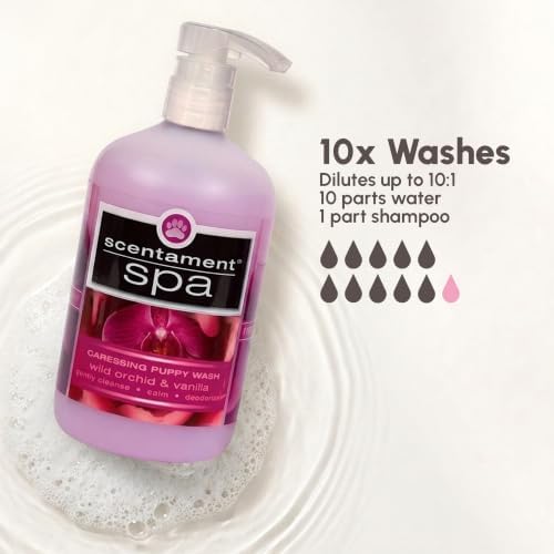 Best Shot Scentament Spa Caressing Puppy Wash, Wild Orchid Vanilla, 16 oz - Image 4