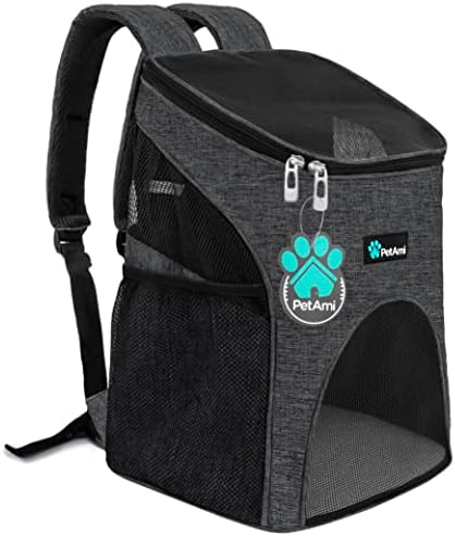 PetAmi Cat Backpack Carrier for Small Dogs and Large Cats, Airline Approved by PetAmi