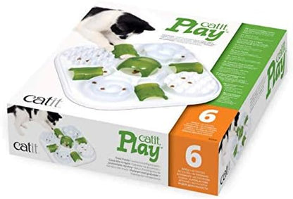 Catit Play Cat Treat Puzzle, Interactive Cat Toy, 43010, White - Image 2