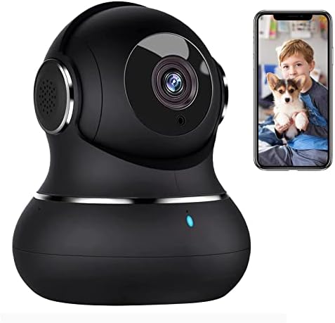 litokam 2K Indoor Security Camera, 360° Cameras for Home Security Indoor with Motion Detection, Pet Cam with Phone App, Baby Monitor-Night Vision by litokam