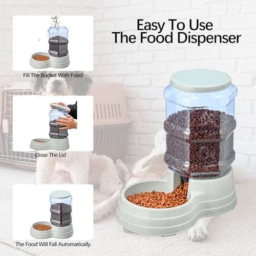 3 Gallon Gravity Large Dog Food Feeder,11L Automatic Pet Feeder, Dog Food Dispenser for Large Breed - Image 5