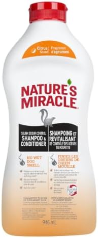Nature’s Miracle Skunk Odor Control Shampoo & Conditioner Citrus Scent, 32 fl oz - Image 2