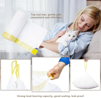 60 Count Cat Litter Box Liners, Only Compatible with Neakasa and PetPivot Self-cleaning Cat Litter Box - Image 3