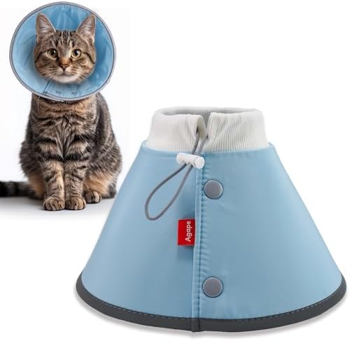 Agape Soft Dog Cone for Small Dogs & Cats, Recovery Collar to Stop Licking by Agape