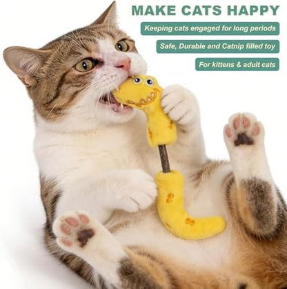 Silvervine Chew Sticks and Cat Crinkle Balls, Cat Chew Toy for Teeth Cleaning, Interactive Cat Toys for Indoor Cats, for All Cat Breeds (7 Pack) - Image 2