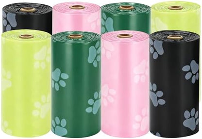 120Pcs Thick Dog Poop Bags Rolls, Leak-Proof Poop Bags for Dog and Cats Litter, 9x13 Inch Scented Pet Waste Bag for Small - Large Dogs Walking, Fits Most Doggie Bag Holder for Leash by Tubasion