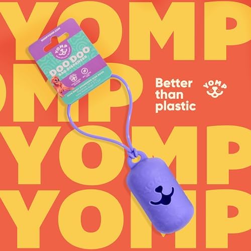 Yomp Poop Bag Holder – Silicone Dog Waste Bag Dispenser for Leash Attachment – Reusable Dog Poop Bag Holder - No Jingling. Silent (Includes One Standard Size Roll) - Image 5