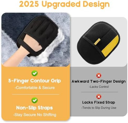 Kenodo Pet Hair Remover, 2025 Upgrated Five-Finger Electrostatic Pet Hair Removal Gloves, Cat & Dog Hair Remover for Couch, Furniture,Clothing, Animal Fur Removal Tool, Cat Grooming Gloves-1 PCS - Image 2