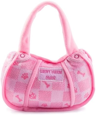 Haute Diggity Dog Chewy Vuiton Handbag Plush Dog Toy, Designer Parody Toy by HauteDiggityDog
