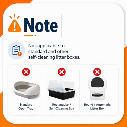 Cat Litter Bags Compatible with MW-SC01/SC02/SC09/LR01/LR02, Heavy Duty Drawstring Replacement Liners, Thick Leakproof Cat Litter Waste Bags, 18" x 12.6" (80Count) (80Count) - Image 3