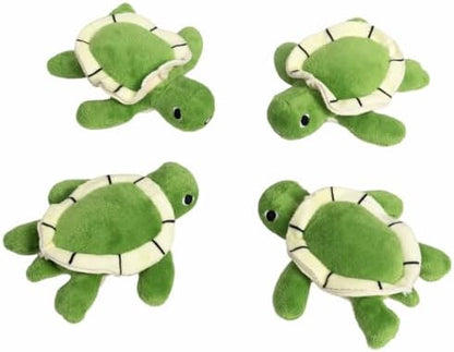 Hollypet Squeaky Hide and Seek Dog Toys for Small and Medium, 4 Turtles - Image 2