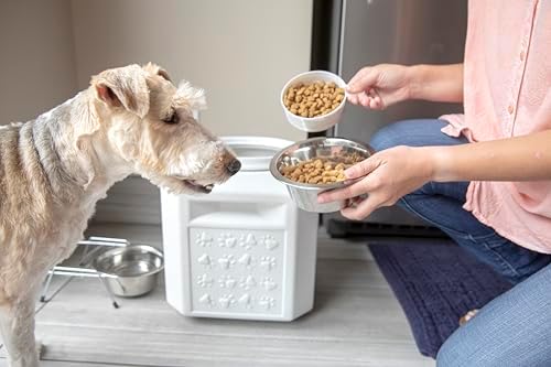 Vittles Vault Vittles Vault Pawprint Food Storage Container + Scoop, 25lbs - Image 4