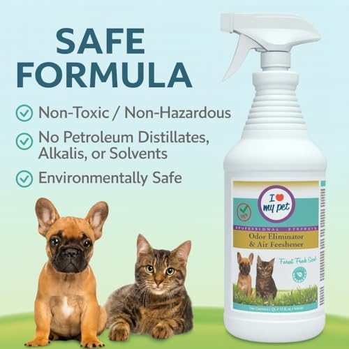 I Love My Pet Odor Eliminator Spray, Large 32 oz, Forest Fresh Scent - Image 5