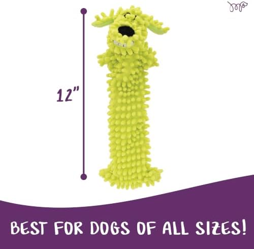 Multipet 12-Inch Floppy Loofa Light Weight No Stuffing Dog Toys, Assorted Colors (Pack of 1) - Image 5