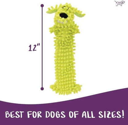 Multipet 12-Inch Floppy Loofa Light Weight No Stuffing Dog Toys, Assorted Colors (Pack of 1) - Image 5