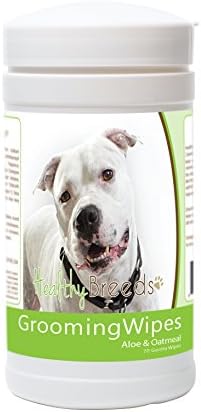 Healthy Breeds Pit Bull Grooming Wipes 70 Count by HealthyBreeds