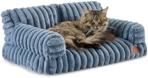 Hollypet Small Dog Large Cat Bed Puppy Couch Beds for Pets up to 25 lbs - Image 2