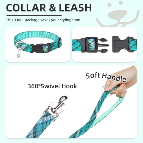PUPTECK Dog Harness, Collar and Leash Set No Pull for Small Medium Sized - Image 4
