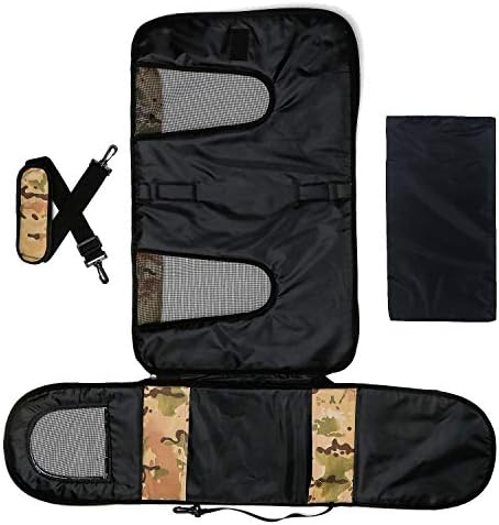 Pawer 18” x 11”x 11” Soft-Sided Foldable Airline Approved Pet Carrier for Cat, Puppy and Small Dog, Washable 600D Oxford Fabric, with Handle and Strap for Carry, Multiple Colors Available - Image 2