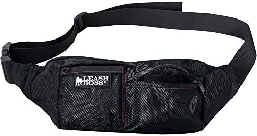 Leash Boss Dog Treat Pouch for Training | Training Treat Pouches for Pet Training | Treat Bag for Dog Training | Portable Kibble Snack Container for Pets | Fanny Pack Waist Belt Transport On The Go by LeashBoss