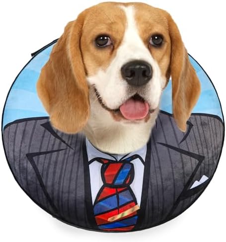 BEAUTYZOO Dog Cone Collar Alternative After Surgery,Pet Neck Donut E‑Collar by BEAUTYZOO