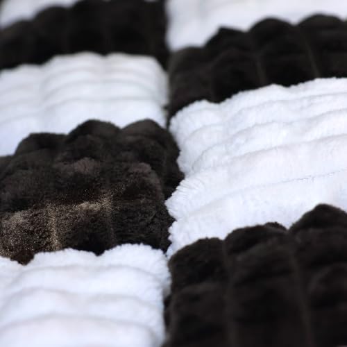 Dog Bed for Car, Backseat Pet Bed Mat, Dog Seat Cover for Car Back Seat, Non-Slip Travel Pet Mat, Fit for Backseat Extenders and Seat Covers (Black&White, 24.8x54inch) - Image 2