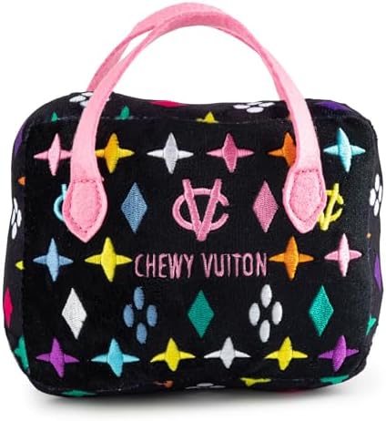 Haute Diggity Dog Chewy Vuiton Handbag Plush Dog Toy, Designer Parody Toy - Image 2