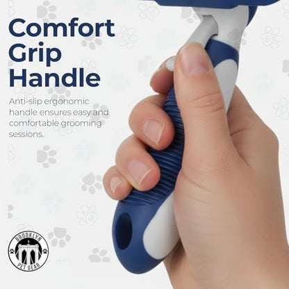 BPG Pet Grooming Tools for Dogs & Cats- Self Cleaning Slicker Brush, Deshedding & Dematting Grooming Dog Brush For Shedding, Removes Loose Fur & Tangles- Brooklyn Pet Gear - Image 6