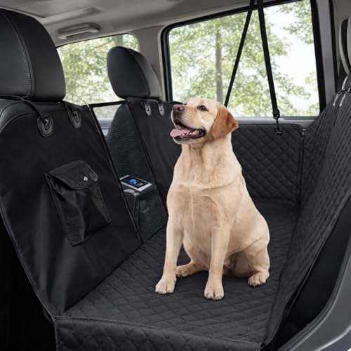Dog Car Seat Cover for Back Seat, Waterproof 600D Heavy Duty Hammock, Nonslip Pet Seat Protector for Cars, SUVs & Trucks, Scratchproof, Washable - Image 2