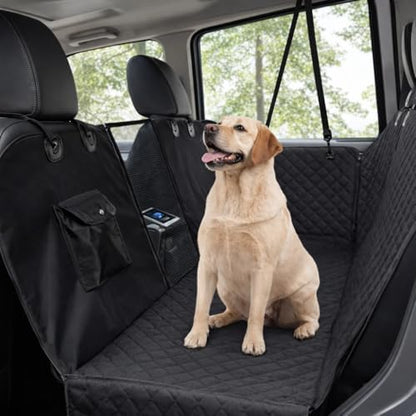 Dog Car Seat Cover for Back Seat, Waterproof 600D Heavy Duty Hammock, Nonslip Pet Seat Protector for Cars, SUVs & Trucks, Scratchproof, Washable - Image 2