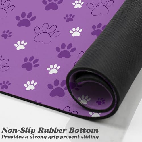 Dog Food Mat, Absorbent Water Bowl Mats Cat Pet Feeding Placemats 20 * 12 inch - Image 3