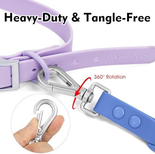 Wisedog Waterproof Dog Leash, Blue, 5 ft × 3/4 in - Image 3