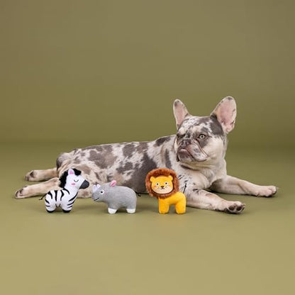 Fringe Studio Plush Dog Toy, 3 Pieces Set, Meet ME AT THE Zoo, Pet Shop Collection (662175) - Image 3