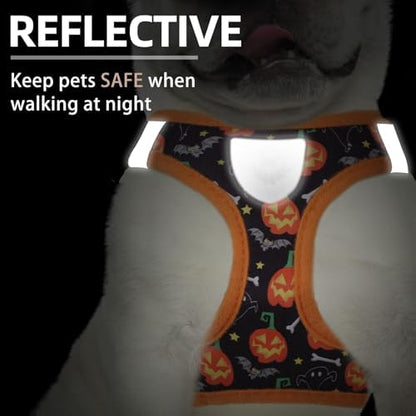 PUPTECK Halloween Dog Harness, Collar and Leash Set No Pull for Small Sized - Image 5