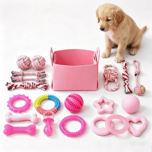 20 Pack Puppy Teething Chew Toys for Small Dogs, Bulk Dog Toys for Puppies - Image 6