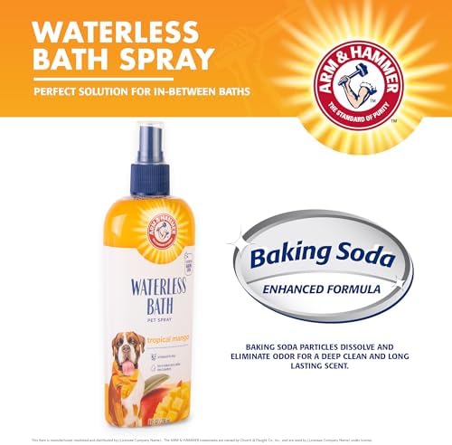 Arm & Hammer Deodorizing Waterless Dog Bath Spray, Mango, 8 Fl Oz, 6-Pk - Image 2