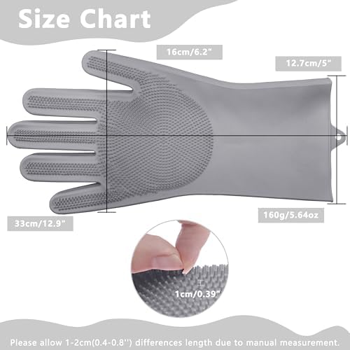 Pet Grooming Gloves—Dog Washing Gloves with High-Density Teeth - Image 2