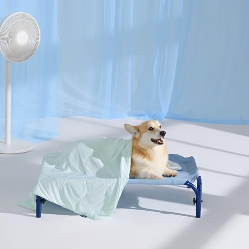 Bedsure Breathable Lightweight Cooling Blanket for Medium Dogs, Q-MAX>0.4 by BEDSURE