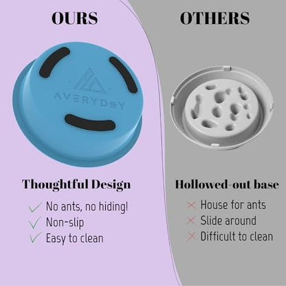 AVERYDAY Slow Feeder Dog Bowls for Large Breeds Fits Raised Feeding Station, Puzzle Dog Food Bowls to Slow Down Eating, Dogs Feeding Bowl with Non-Slip, Slows Feeder Pet Bowl for Wet and Dry Food - Image 6