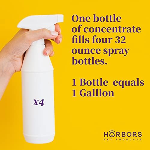 Harbor's Orange Deodorizer and Pet Stench Eliminator. Removes Dog & Cat Urine. Cleans Rugs, Furniture, and Mattresses with Pleasant Natural Aroma. Bottle of Concentrate Makes 1 Gal of Spray. - Image 4
