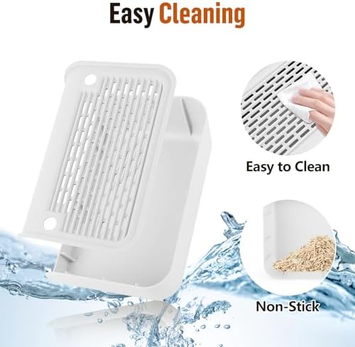Cat Step for Litter Box, Litter Box Ramp with Filter Function, White - Image 5