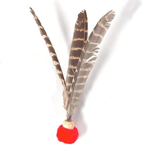 GoCat Kitty Kopter Cat Toy, Throw Toy with Feathers that Spins in the Air by GoCat
