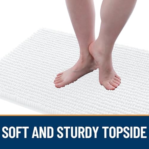 OLANLY Dog Door Mat for Muddy Paws 30x20, Extra Absorbent Chenille Mud Mat - Image 3
