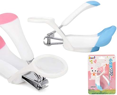 POPETPOP Hedgehog Clippers - Pet Hamster Hedgehog Nail Clipper Trimmer Small Animal Toenail Clippers with Magnifier Random Color - Image 3