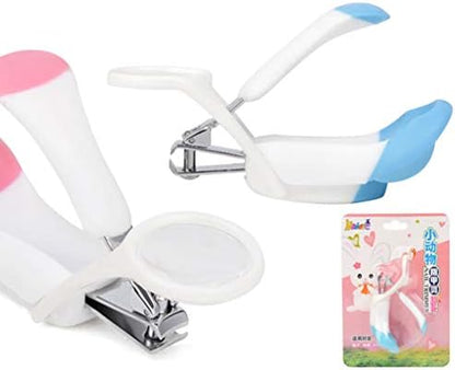 POPETPOP Hedgehog Clippers - Pet Hamster Hedgehog Nail Clipper Trimmer Small Animal Toenail Clippers with Magnifier Random Color - Image 3