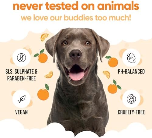 Orange Dog Shampoo by Buddycare | with Aloe Vera and Pro Vitamin B5 (50.72oz) - Image 5