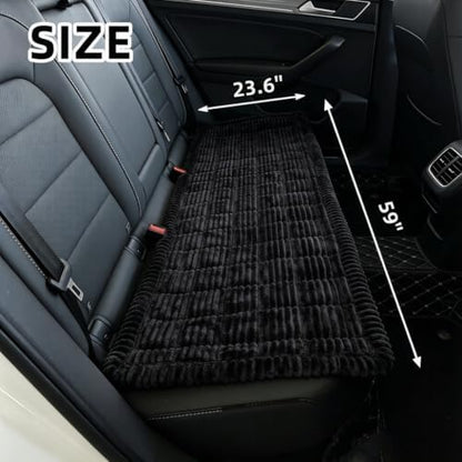 Soft Plush Dog Car Seat Cover & Sofa Protector, Non-Slip Mat (23.6''×59'') - Image 6